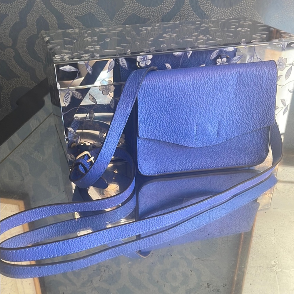 Faux Leather Small Crossbody Bag